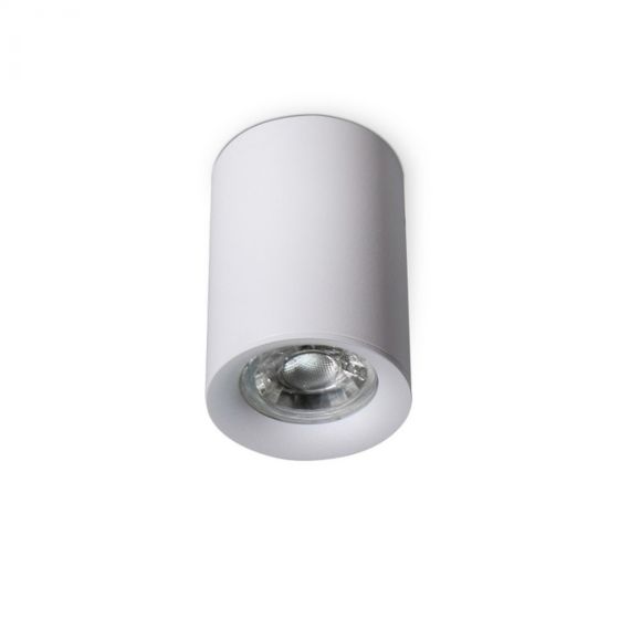 Stropna svjetiljka VP-EL GU10 round 56x100 solid white