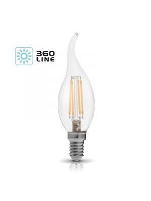 LED žarulja K-Light E14 FDE 4W-3000K/440lm 360 Line